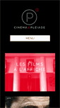 Mobile Screenshot of cinema-lapleiade.fr